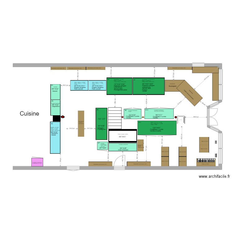 Mante Du Carré Aménagement Frigo 3.2. Plan de 0 pièce et 0 m2