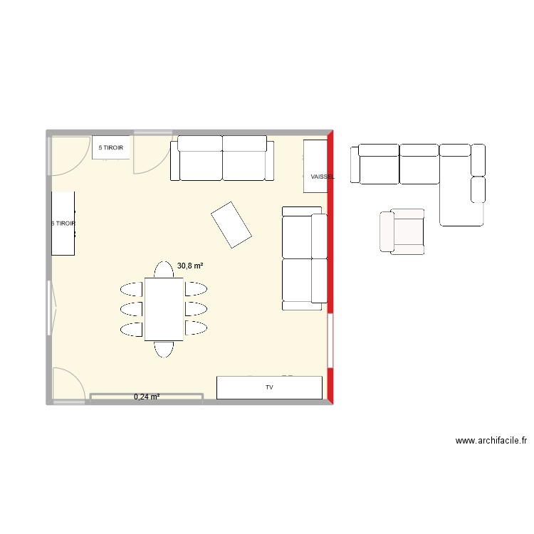 SALON 2. Plan de 0 pièce et 0 m2