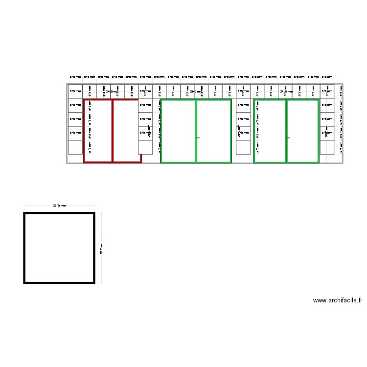 plan façade liberta sousse. Plan de 0 pièce et 0 m2