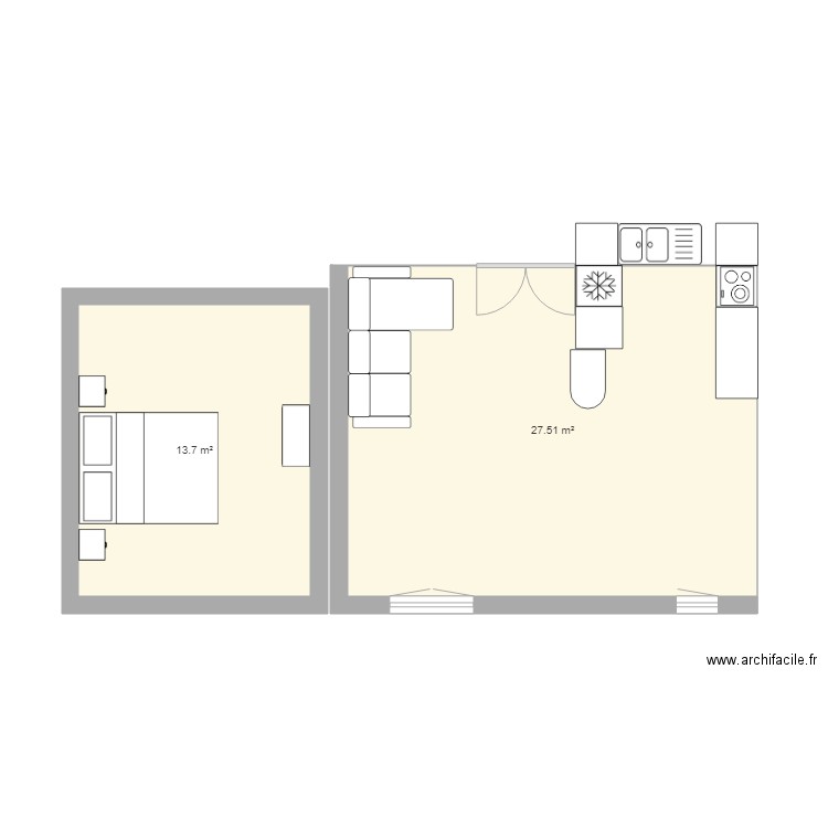 Plan La Courneuve. Plan de 0 pièce et 0 m2