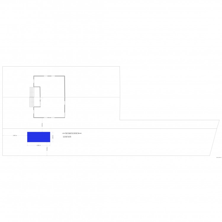 implantation piscine version 2bis. Plan de 0 pièce et 0 m2