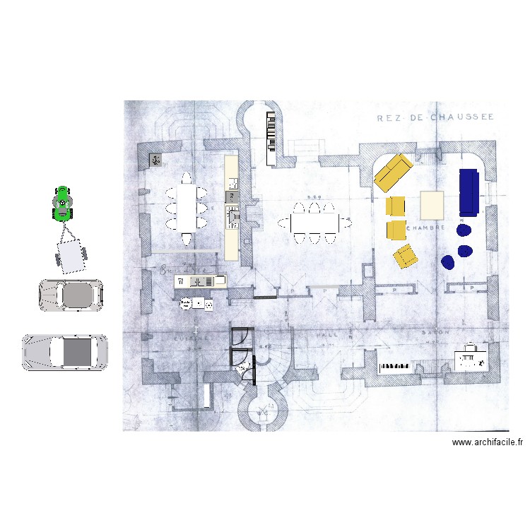 RdC. Plan de 0 pièce et 0 m2