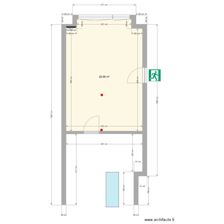 Chicha bar . Plan de 0 pièce et 0 m2