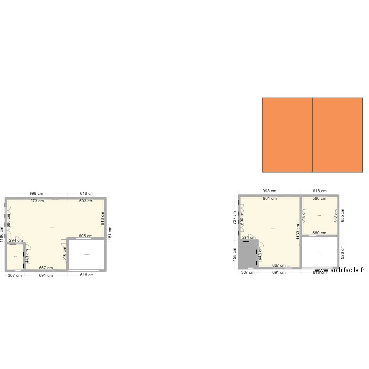 leblond. Plan de 7 pièces et 344 m2