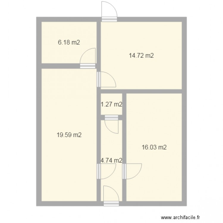 grange. Plan de 0 pièce et 0 m2