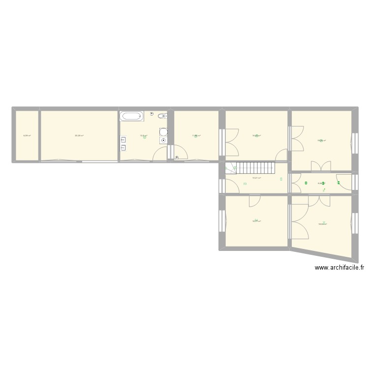 MAISON RDC. Plan de 0 pièce et 0 m2