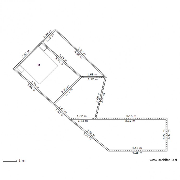 maison. Plan de 0 pièce et 0 m2