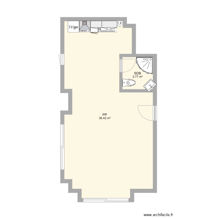 loft 47 ann. Plan de 0 pièce et 0 m2