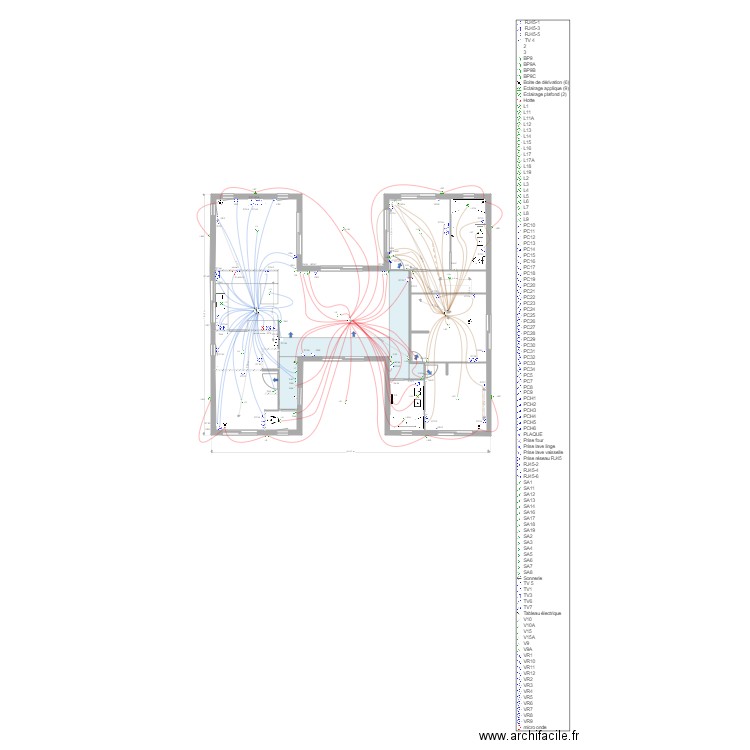 laranjo cablage TONE. Plan de 0 pièce et 0 m2