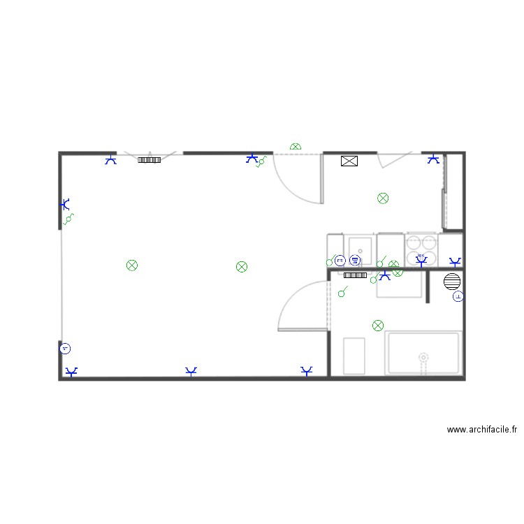 The Plan 10 sept electricité. Plan de 0 pièce et 0 m2