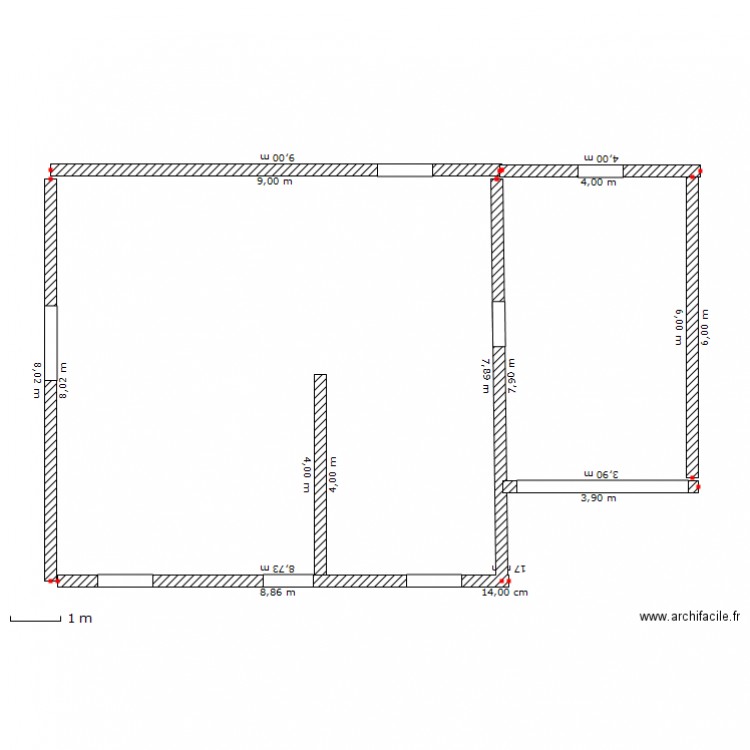 maison. Plan de 0 pièce et 0 m2