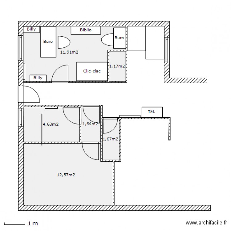 RDC modif. Plan de 0 pièce et 0 m2