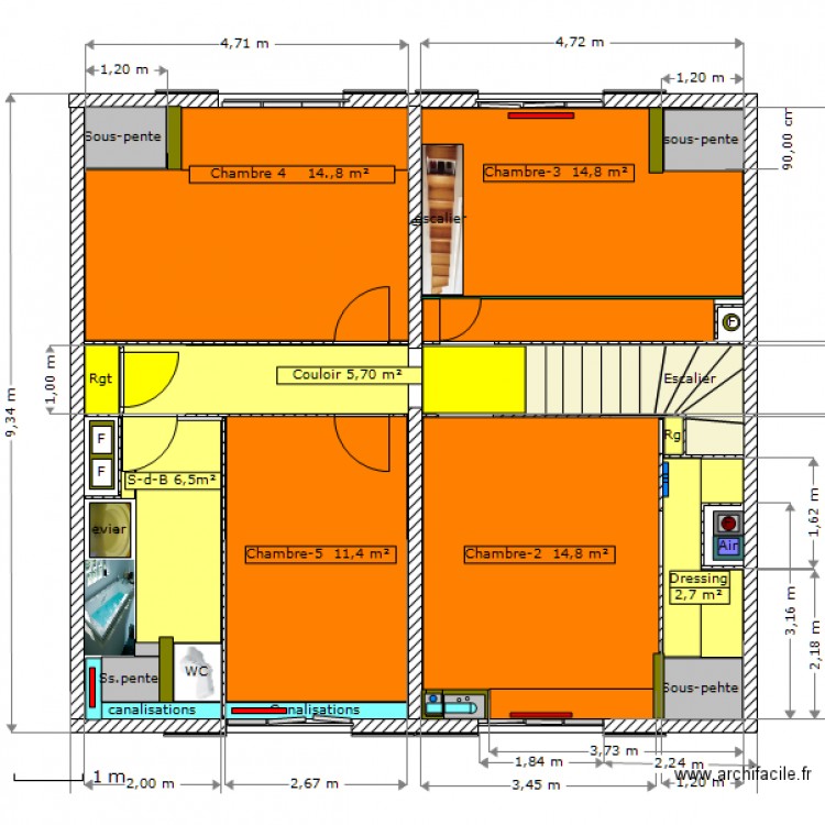 Plan. Plan de 0 pièce et 0 m2