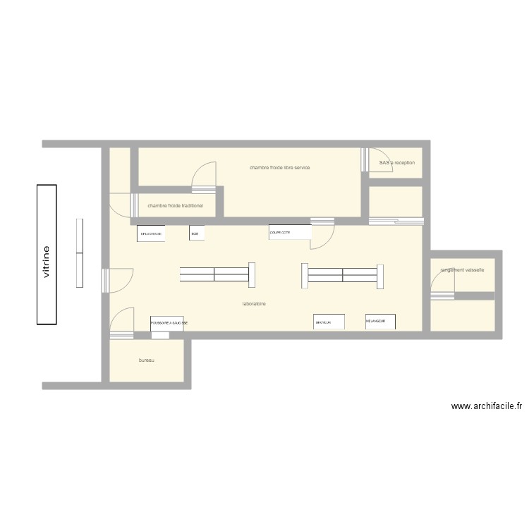 Plan Du Laboratoire Plan Dessiné Par Alexisprigent 