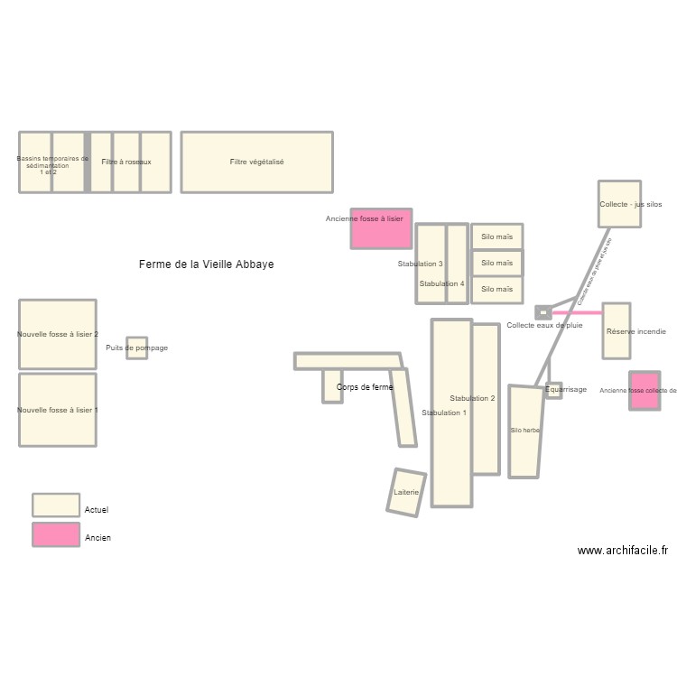 Ferme FVA. Plan de 0 pièce et 0 m2