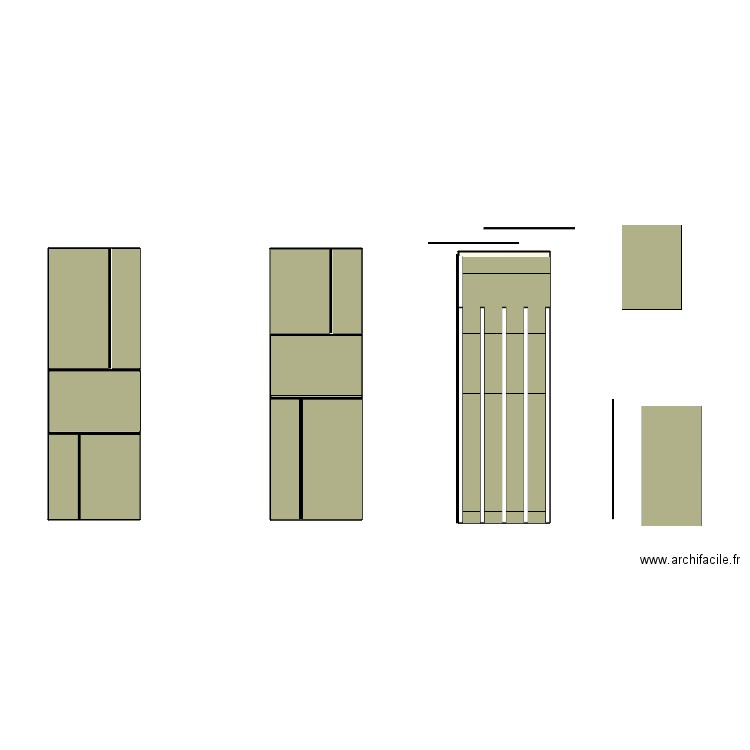 MONTEE ESCALIER OSB. Plan de 0 pièce et 0 m2