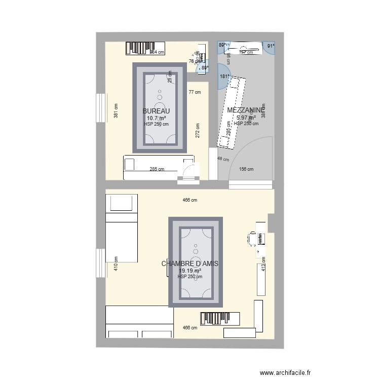 1 ETAGE  20 COTE DE VERNEUIL. Plan de 0 pièce et 0 m2