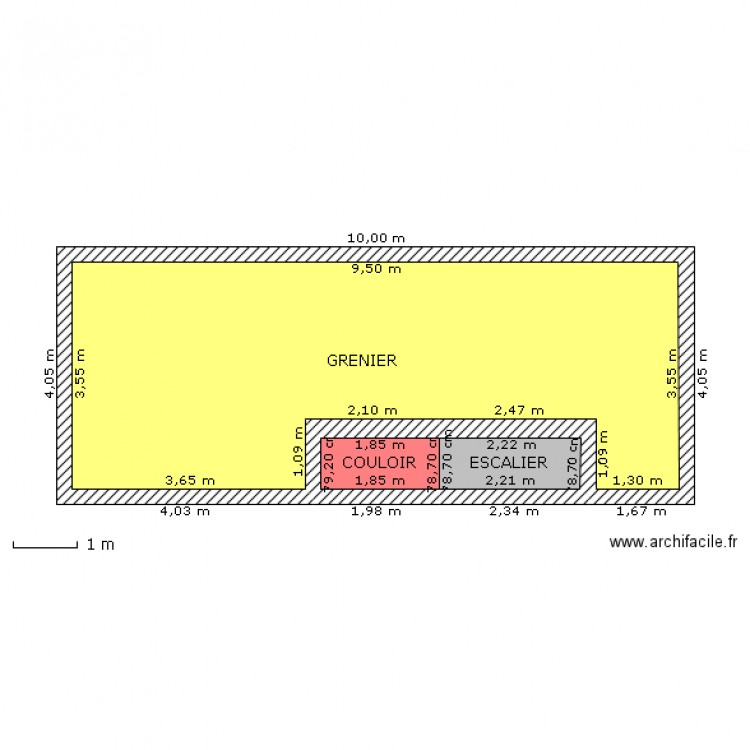 GRENIER - Document de base. Plan de 0 pièce et 0 m2