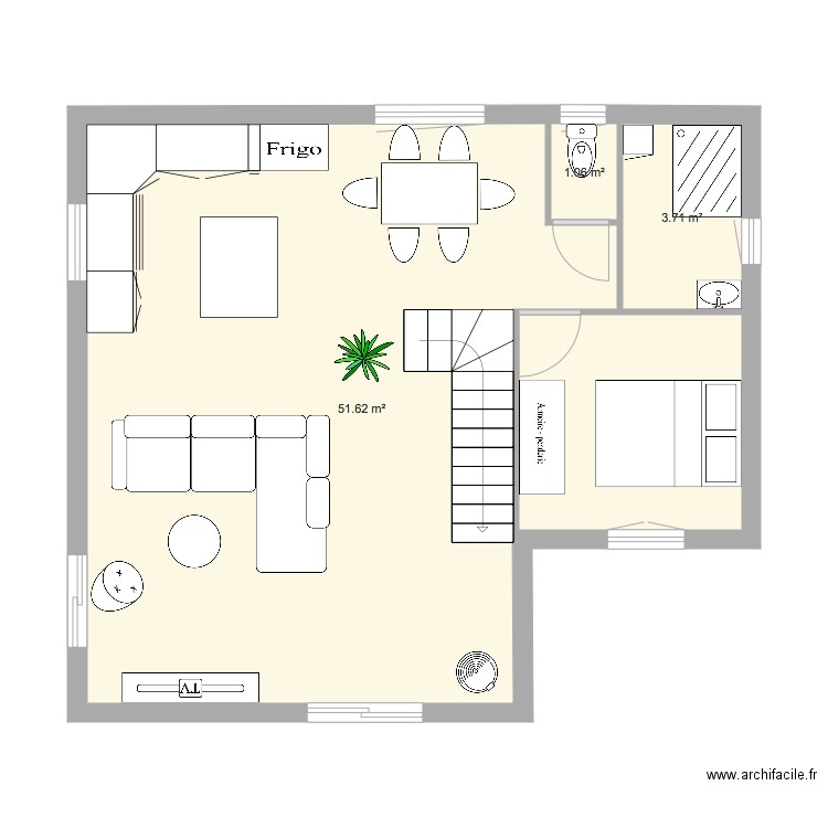 chalet 1. Plan de 0 pièce et 0 m2