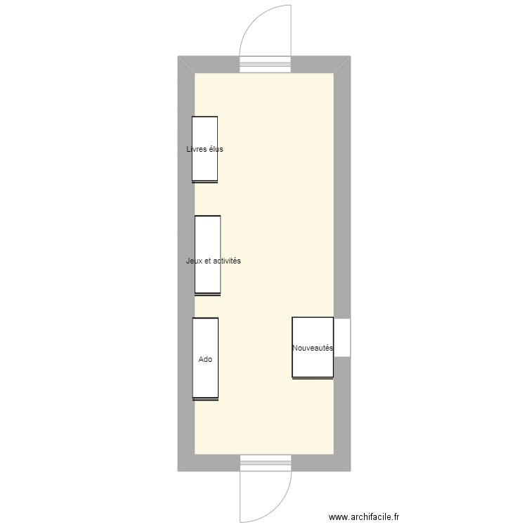 Couloirs. Plan de 0 pièce et 0 m2