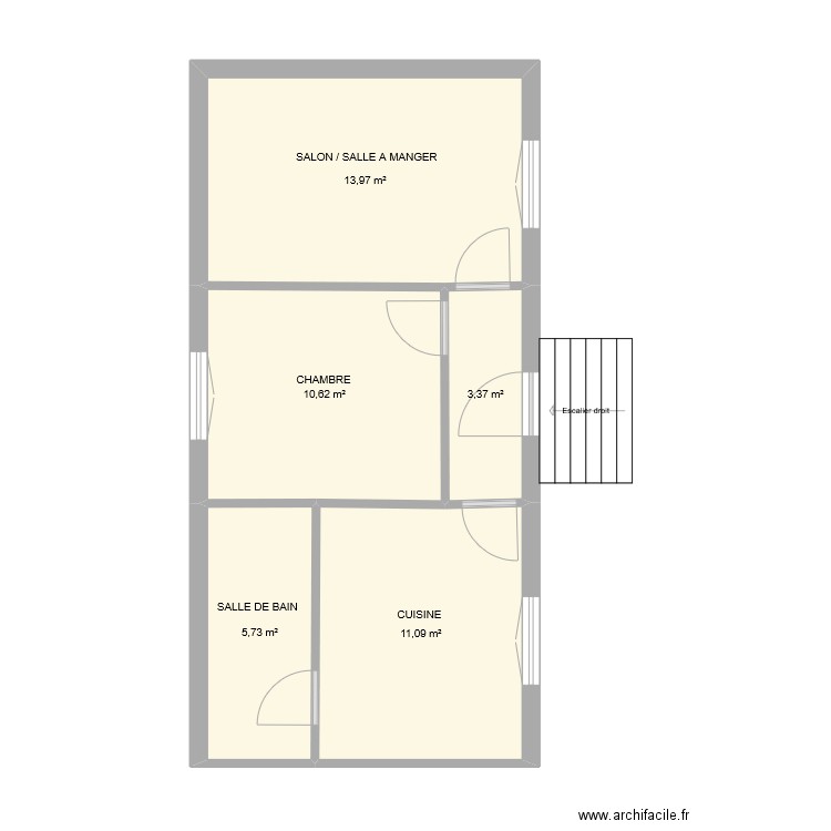 Maison VALLON. Plan de 0 pièce et 0 m2