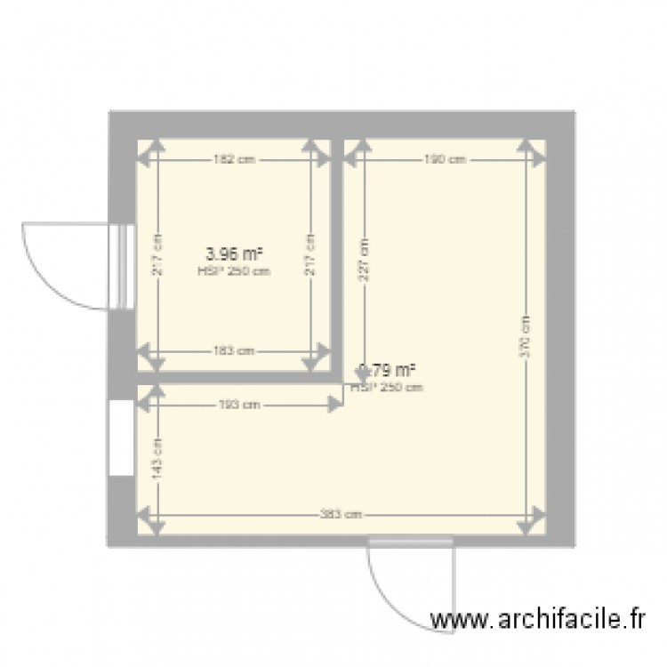 cave 1. Plan de 0 pièce et 0 m2