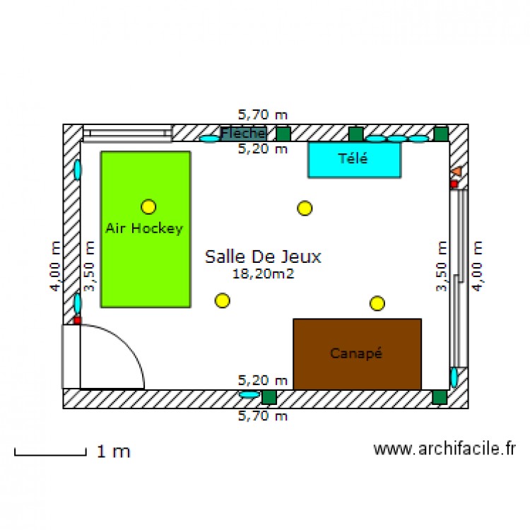 Salle De Jeux. Plan de 0 pièce et 0 m2