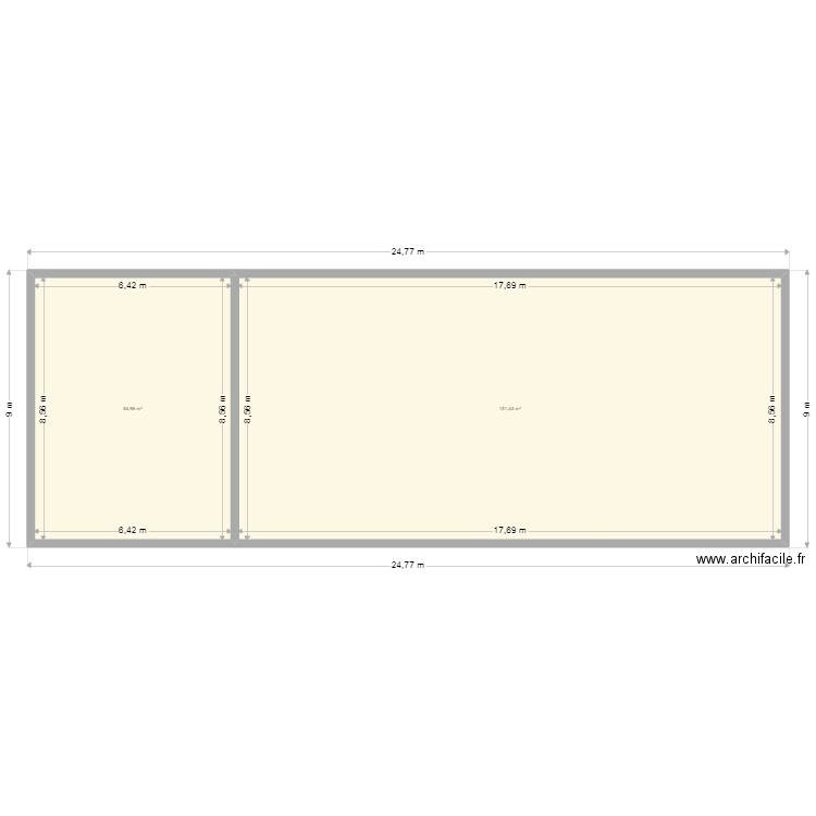 plan de façade. Plan de 0 pièce et 0 m2