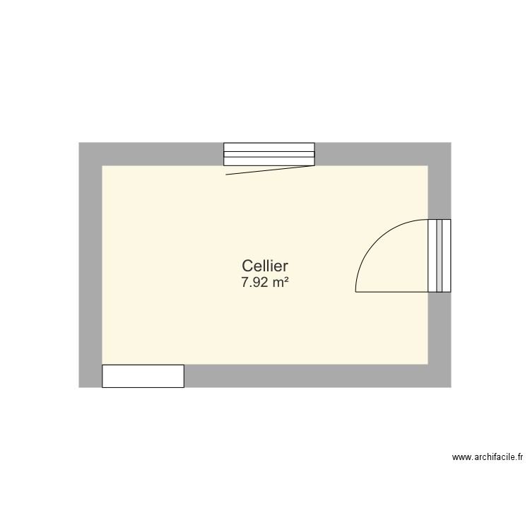 Cellier. Plan de 0 pièce et 0 m2