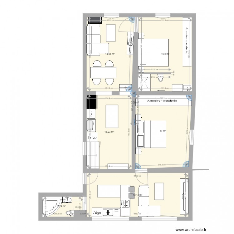 casa2. Plan de 0 pièce et 0 m2