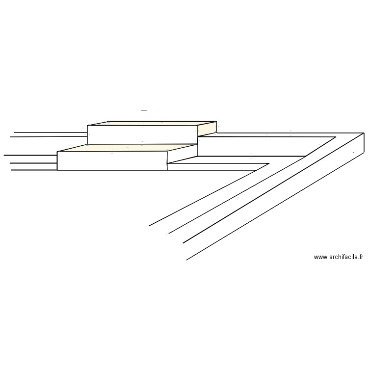 banc terrasse B46. Plan de 0 pièce et 0 m2