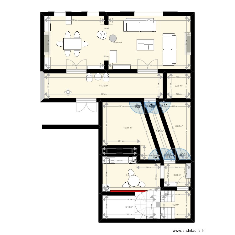 F5 PAS 1. Plan de 0 pièce et 0 m2