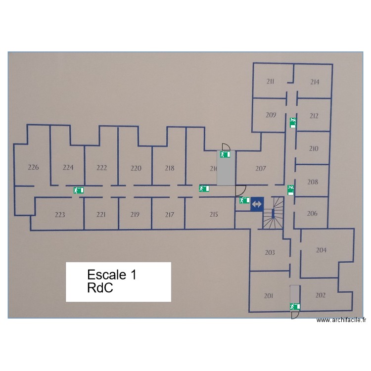 Résidence de bougainville - escale 1- RDC - BAES. Plan de 0 pièce et 0 m2