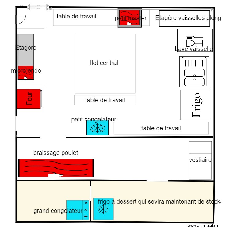 plan cuisine salem. Plan de 0 pièce et 0 m2