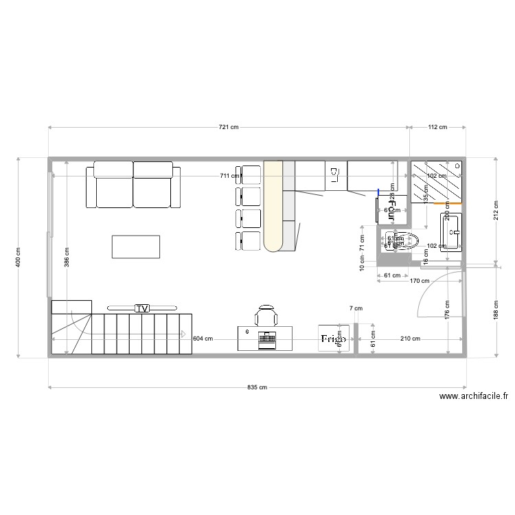 SALLE DE BAIN RDC LOT 379. Plan de 0 pièce et 0 m2