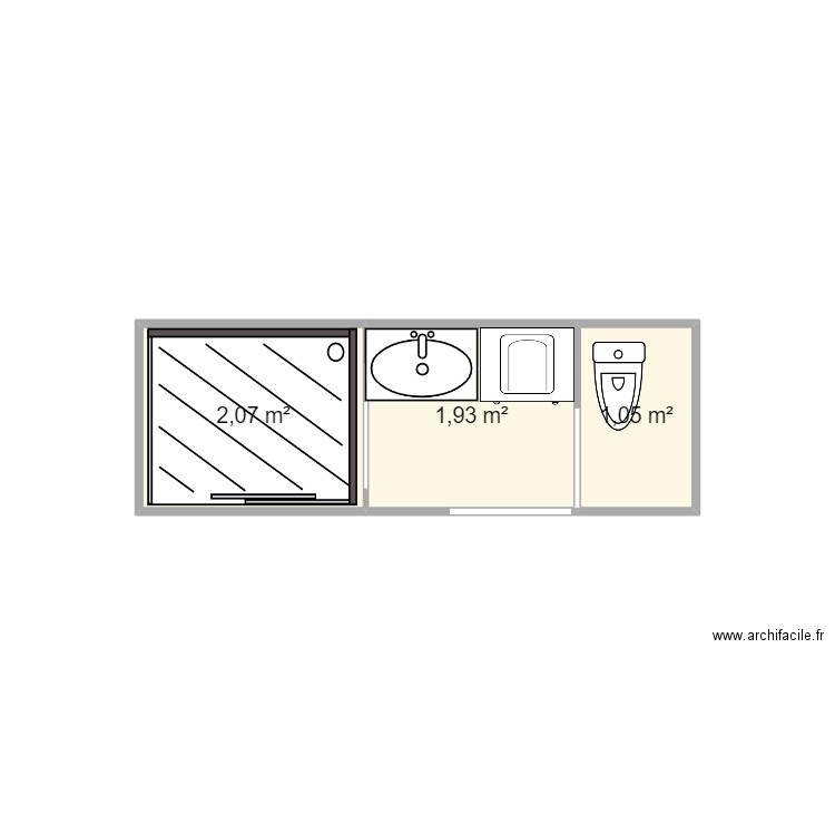 ma salle de bain. Plan de 0 pièce et 0 m2