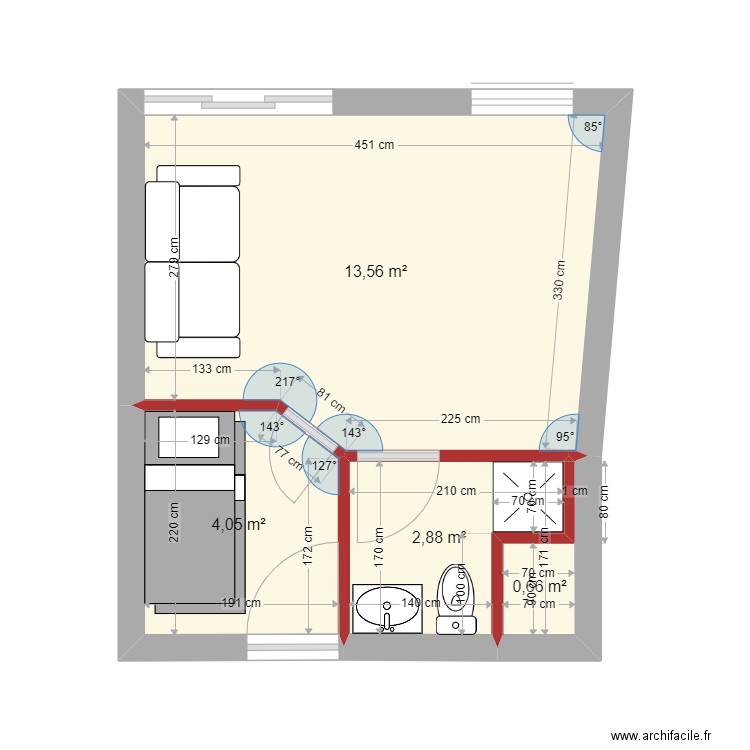 lgm actuel. Plan de 0 pièce et 0 m2