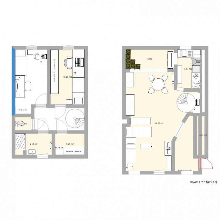 plan F3. Plan de 0 pièce et 0 m2