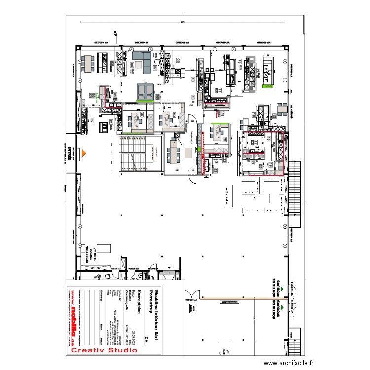 1er étage version 3. Plan de 0 pièce et 0 m2