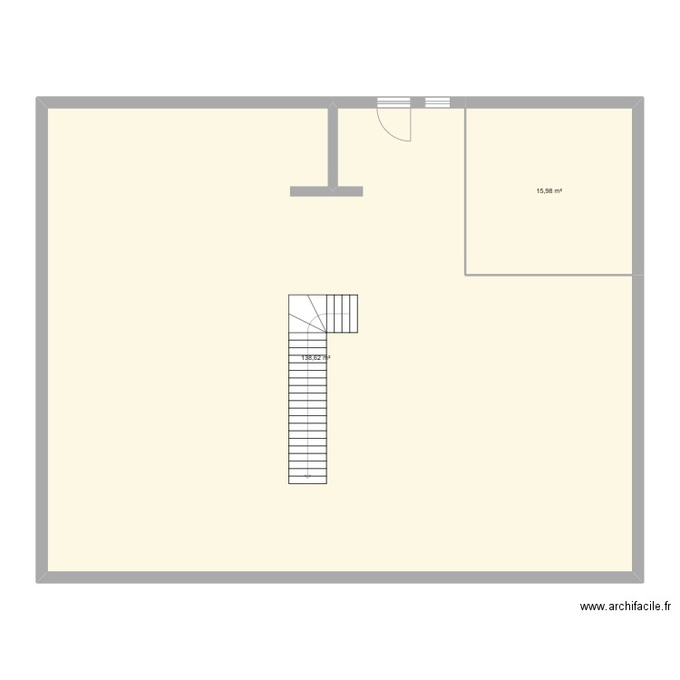 Cisternes la foret 2. Plan de 2 pièces et 155 m2