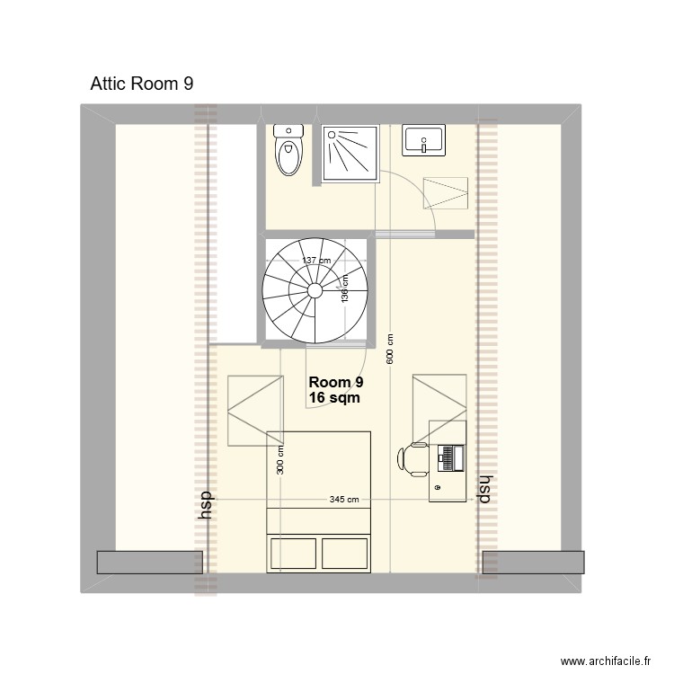 PACIFICATION. Plan de 28 pièces et 318 m2