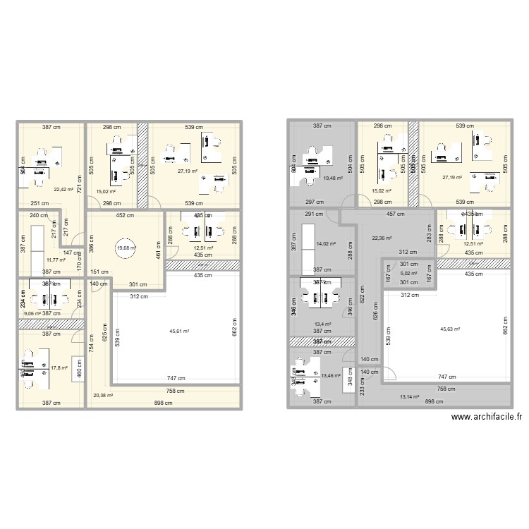 FT_Plan. Plan de 27 pièces et 418 m2