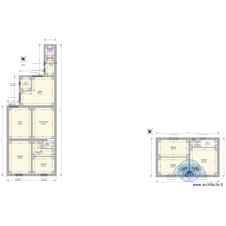 ML25000598 RAZAFIMANDIMBY. Plan de 17 pièces et 103 m2