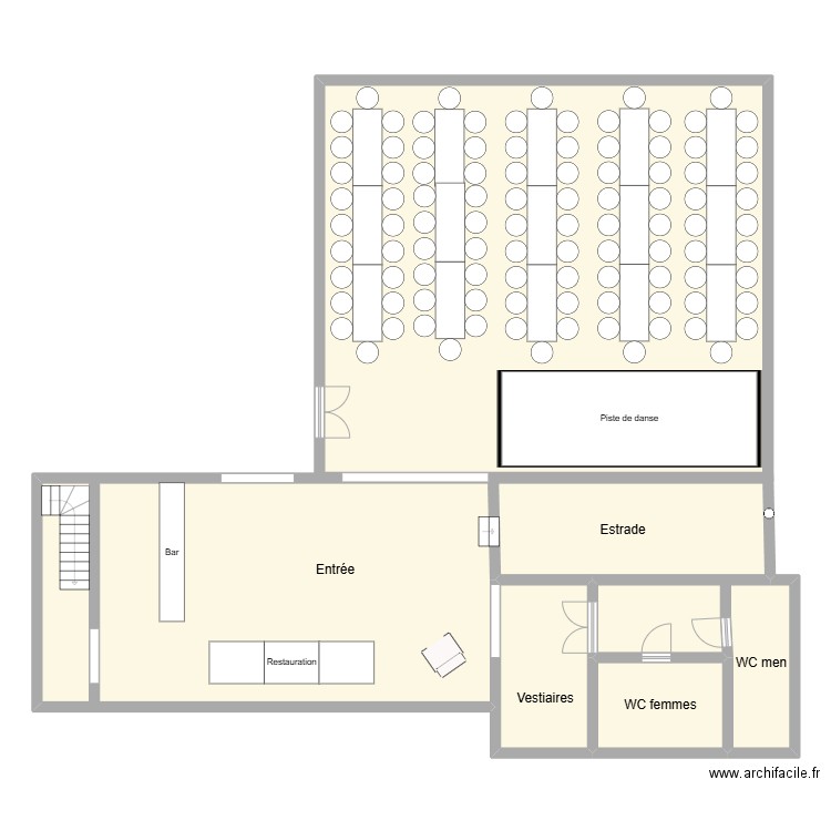 Kara. Plan de 6 pièces et 252 m2