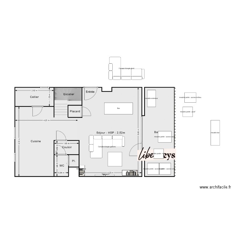 rdc. Plan de 0 pièce et 0 m2