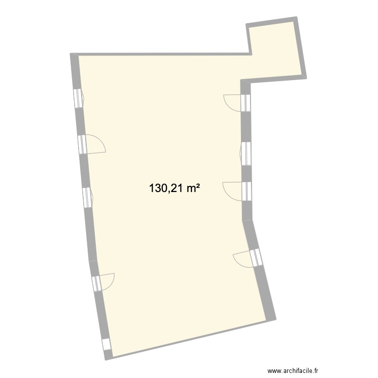 maison sud. Plan de 1 pièce et 130 m2