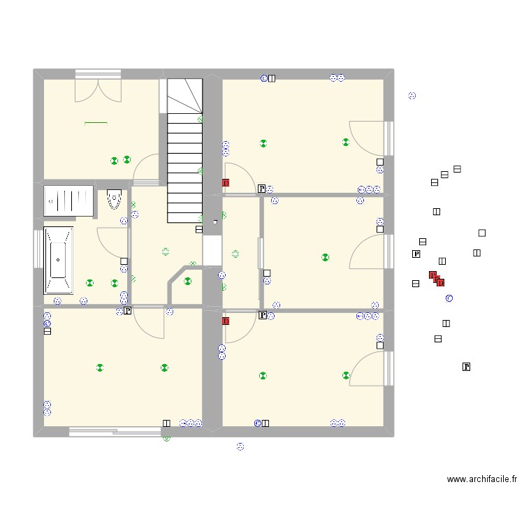 TEST2. Plan de 10 pièces et 73 m2