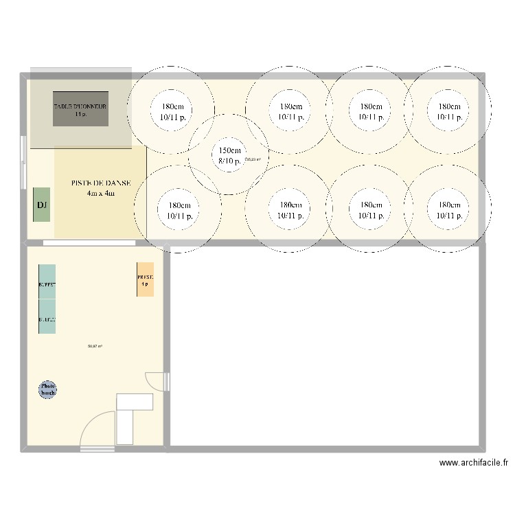 BOISDARLON_CJ. Plan de 2 pièces et 186 m2