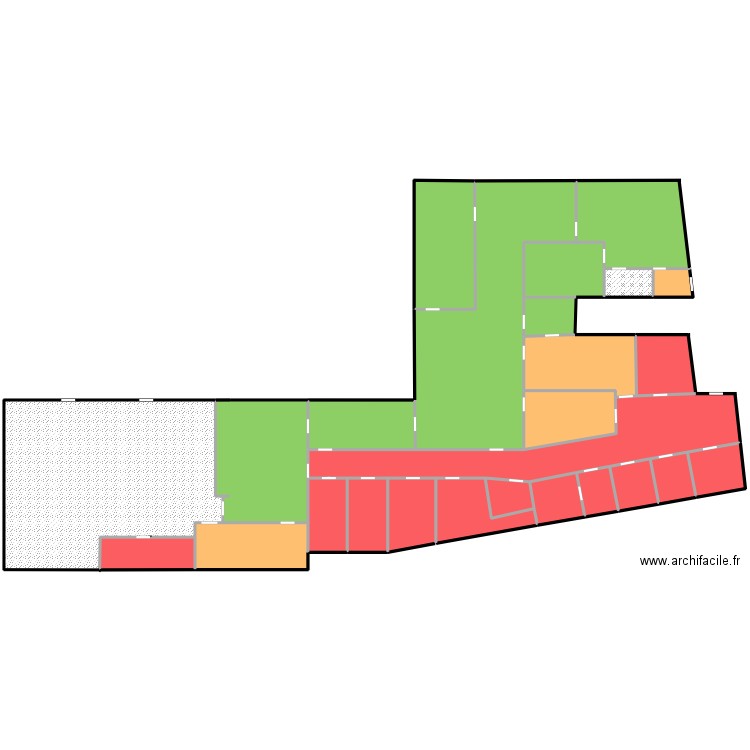 RCO2. Plan de 24 pièces et 8636 m2