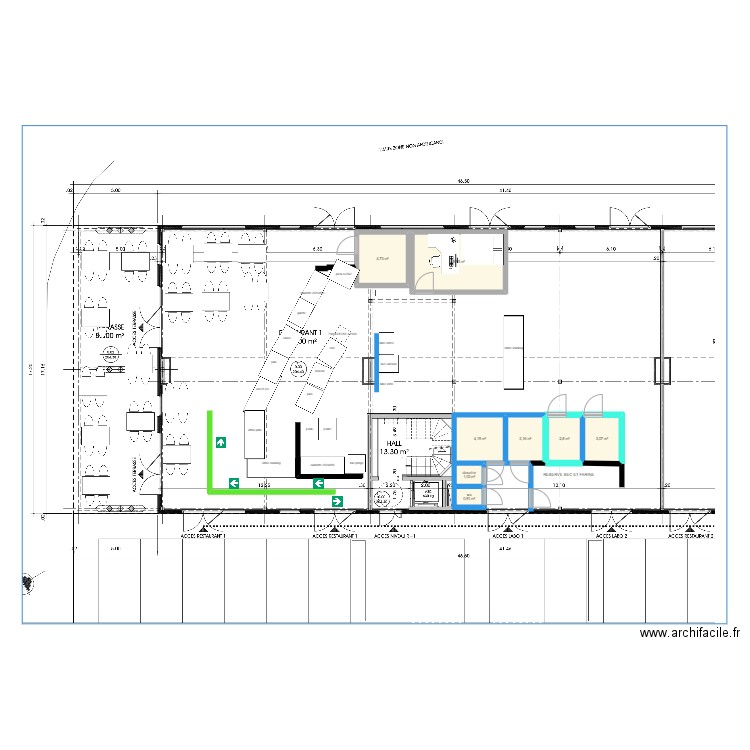 gougeonv3. Plan de 8 pièces et 30 m2